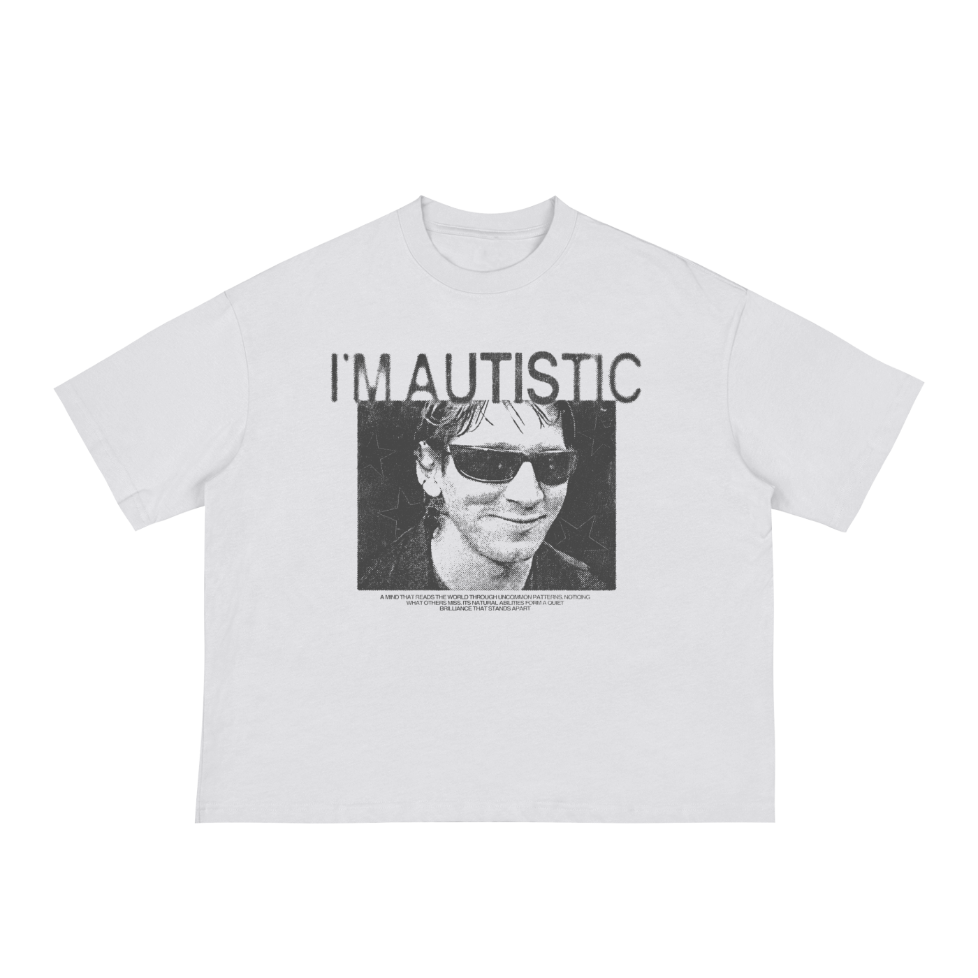 I'm Autistic Tee White