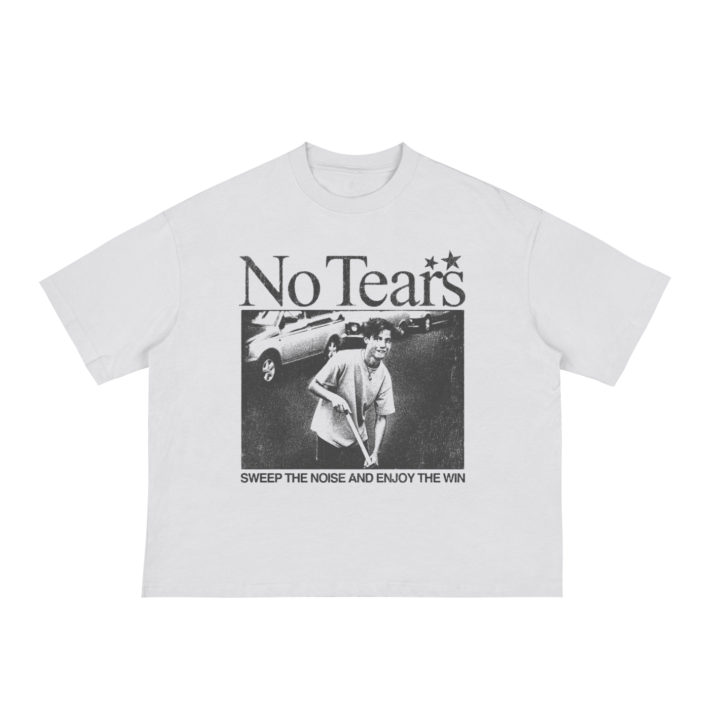 No Tears Tee White