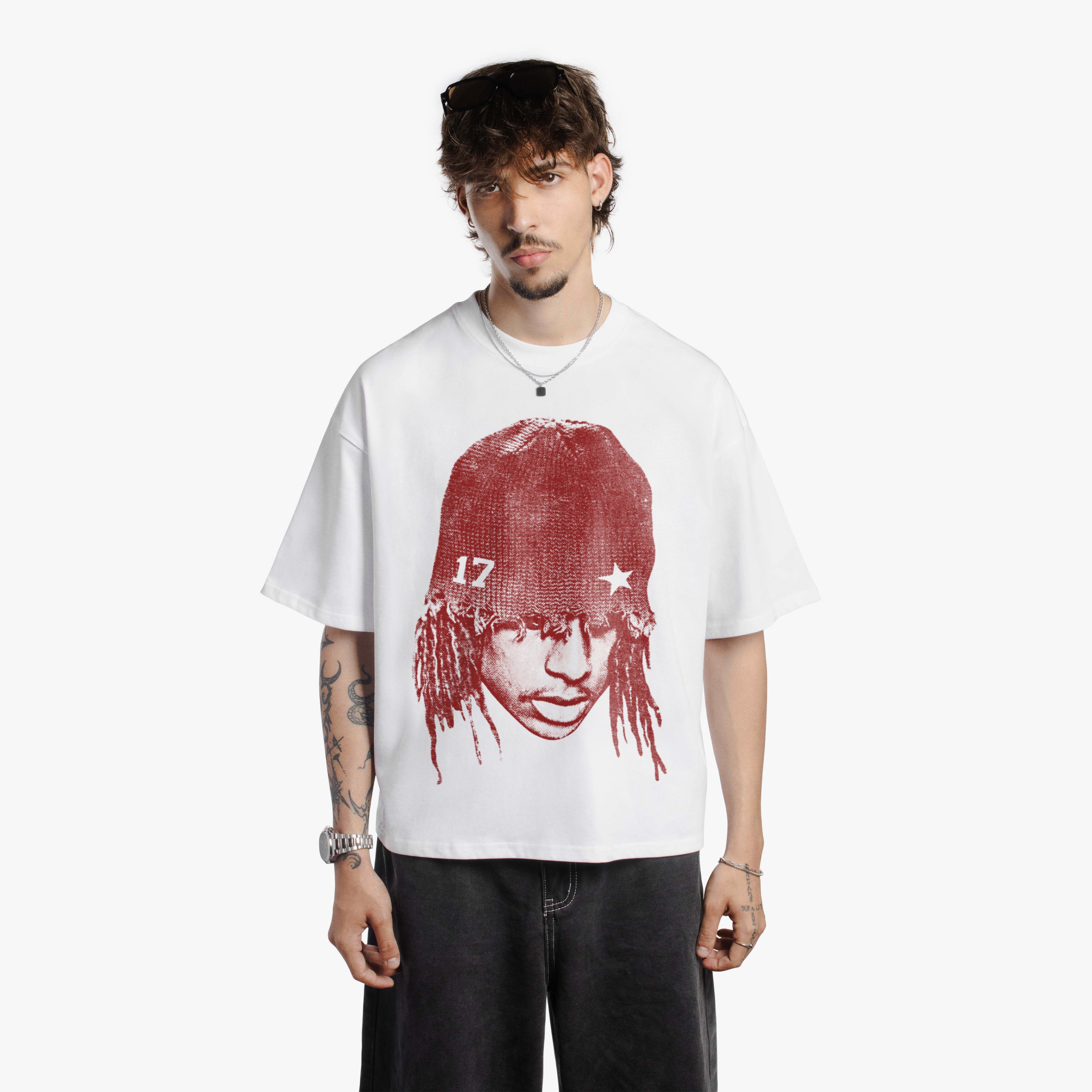 Olise White Boxy Tee