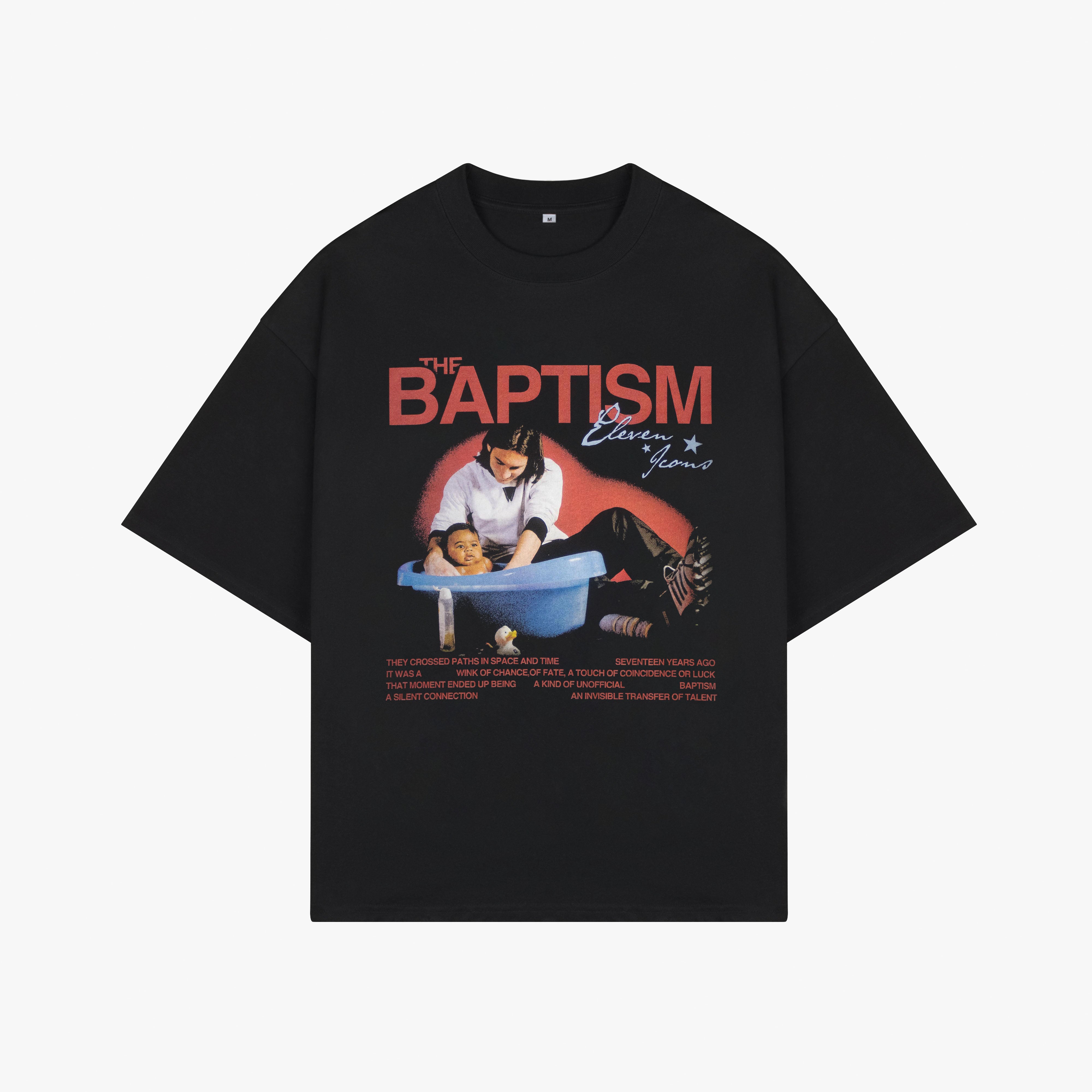 The Baptism Tee Black