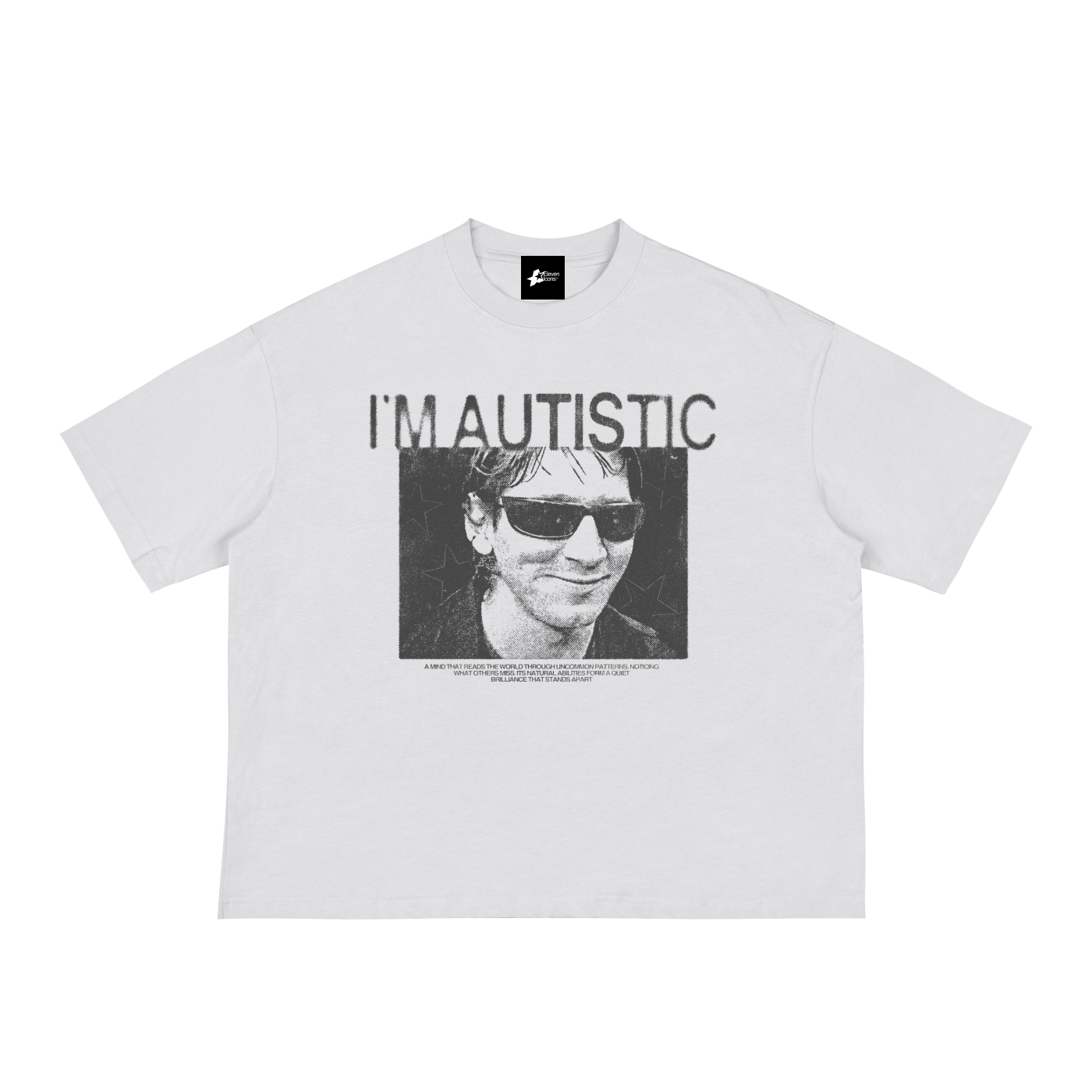 I'm Autistic Tee White