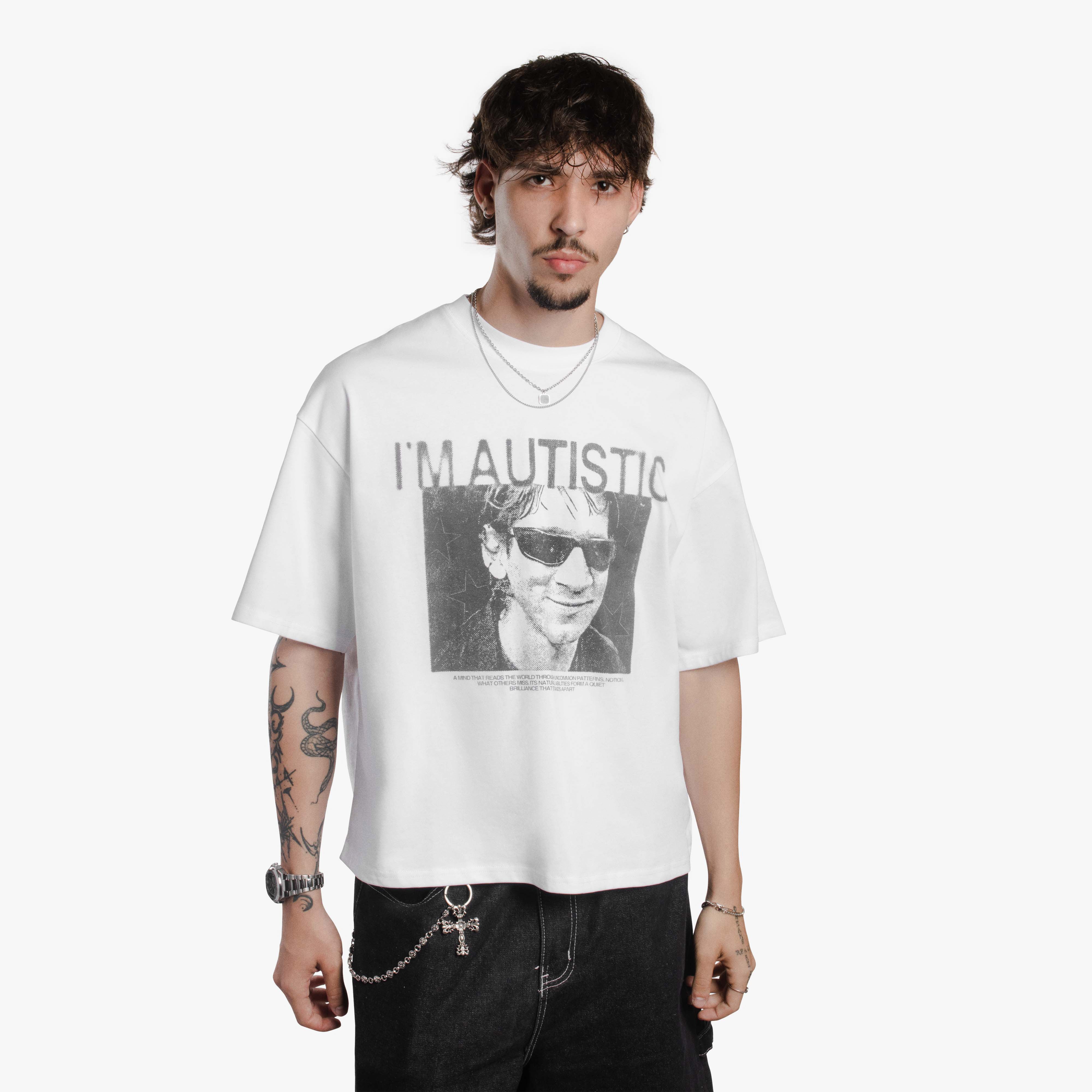 I'm Autistic Tee White
