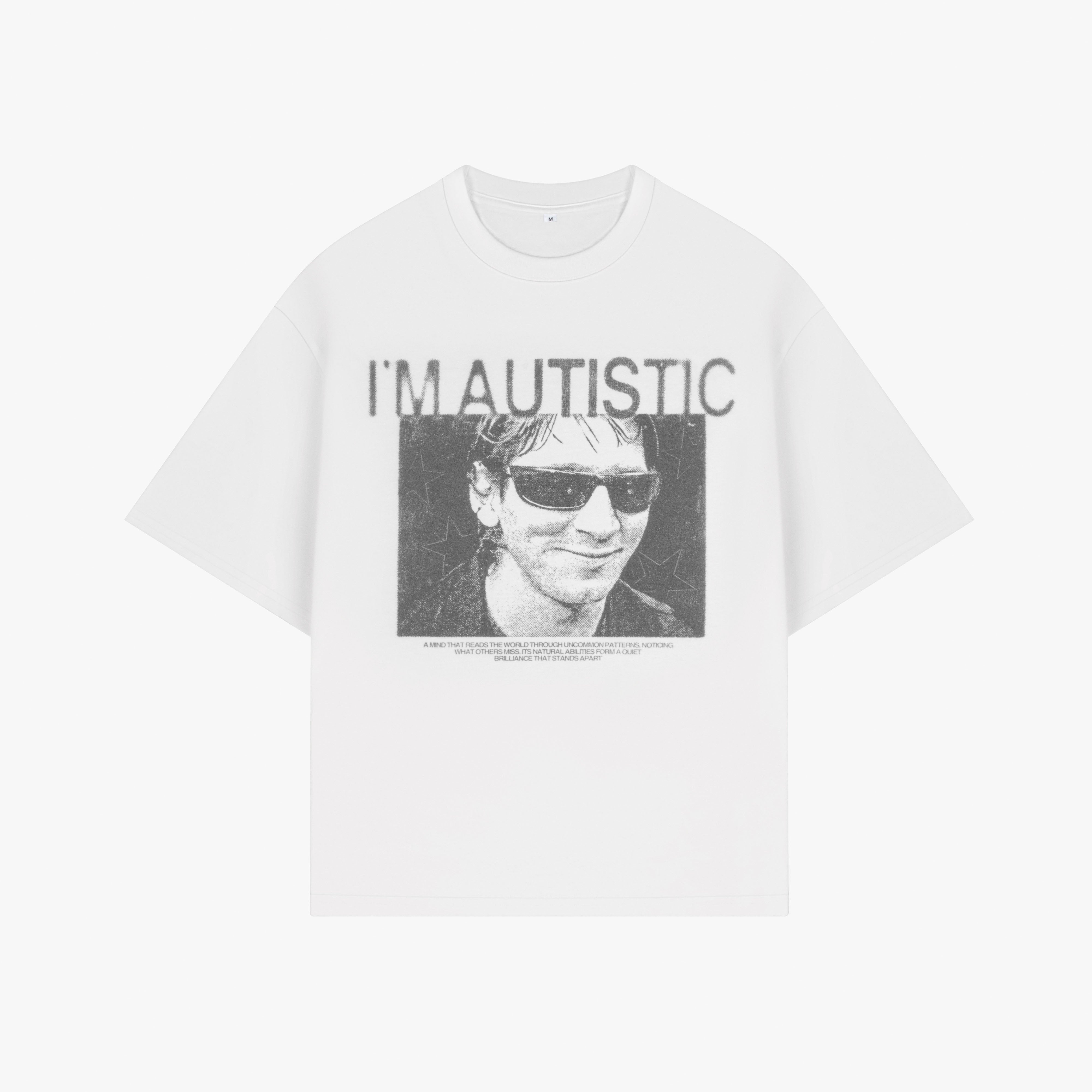 I'm Autistic Tee White