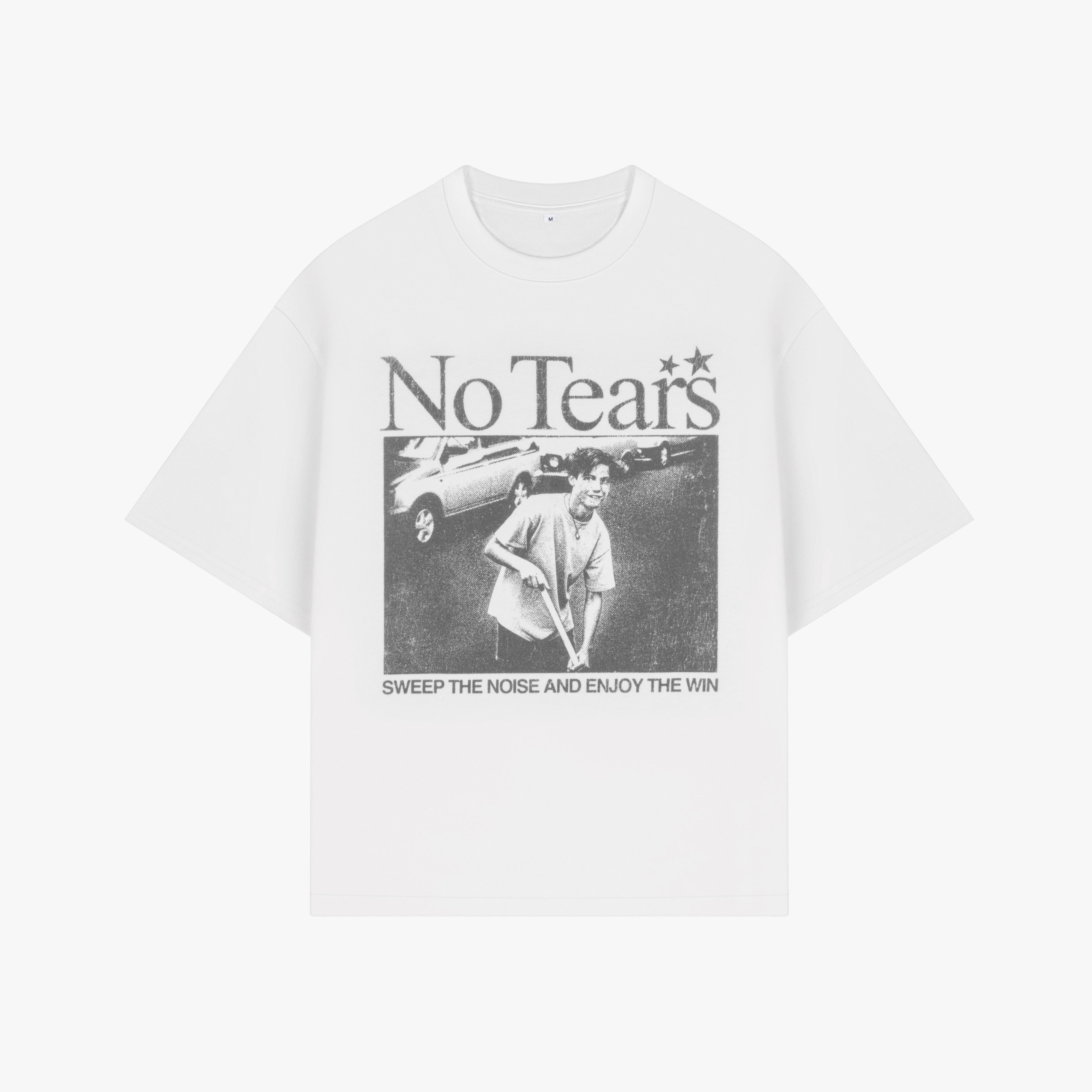 No Tears Tee White